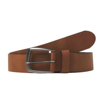 Jack & Jones Jacmichael Leather Belt Noos Jacmichael Noos leren riem voor heren (1 stuk), Cognac. numeric_105 Jack & Jones Jacmichael Leather Belt Noos Jacmichael Noos leren riem voor heren (1 stuk), Cognac. numeric_105