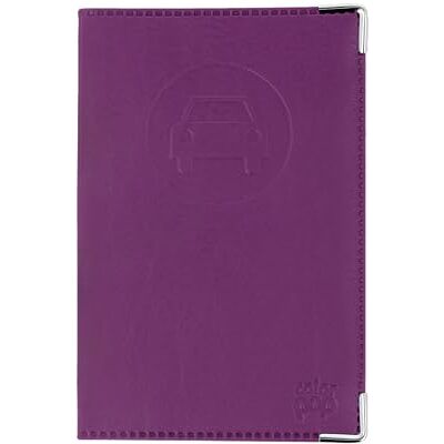 Color Pop Papierhouder voor auto, gemaakt in Frankrijk, pvc, Frans papier, grijze kaart, rijbewijs, 13,8 x 9 cm, Paars., Klassiek Color Pop Papierhouder voor auto, gemaakt in Frankrijk, pvc, Frans papier, grijze kaart, rijbewijs, 13,8 x 9 cm, Paars., Klassiek
