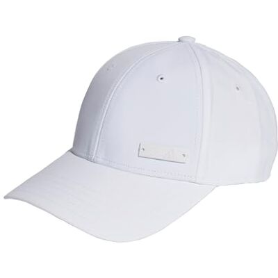 Adidas Uniseks metalen badge, lichtgewicht baseballpet, wit, XS Adidas Uniseks metalen badge, lichtgewicht baseballpet, wit, XS