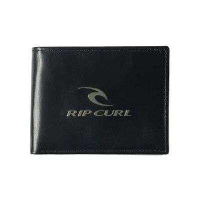 Rip Curl 2 lederen portefeuilles voor heren met RFID ~ Corpowatu zwart Rip Curl 2 lederen portefeuilles voor heren met RFID ~ Corpowatu zwart