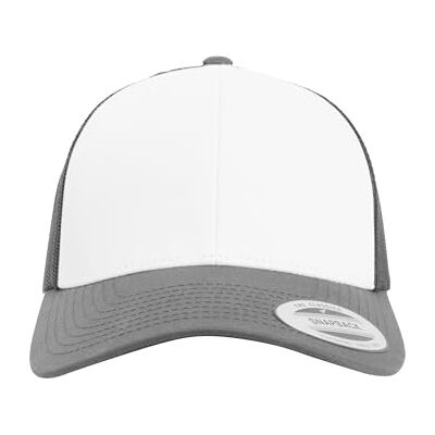 Flexfit trucker pet heren dames retro stijl, voor volwassenen, Donkergrijs/wit One Size Flexfit trucker pet heren dames retro stijl, voor volwassenen, Donkergrijs/wit One Size