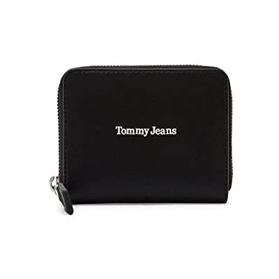 Tommy Hilfiger Tommy Jeans Kleine portemonnee met ritssluiting, stadium, zwart, 12,3 x 2,2 x 10 cm, casual, zwart., informeel Tommy Hilfiger Tommy Jeans Kleine portemonnee met ritssluiting, stadium, zwart, 12,3 x 2,2 x 10 cm, casual, zwart., informeel