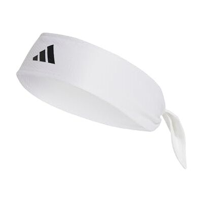 Adidas Uniseks Tennis Tieband Climacool haarband, wit/zwart, M Adidas Uniseks Tennis Tieband Climacool haarband, wit/zwart, M
