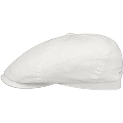 Stetson Cotton Twill Pet by Newsie pet voor heren, Wit. S Stetson Cotton Twill Pet by Newsie pet voor heren, Wit. S