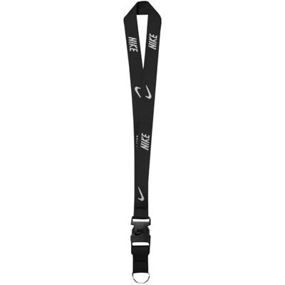 Nike Unisex volwassenen Lanyard, zwart/wit, één maat Nike Unisex volwassenen Lanyard, zwart/wit, één maat