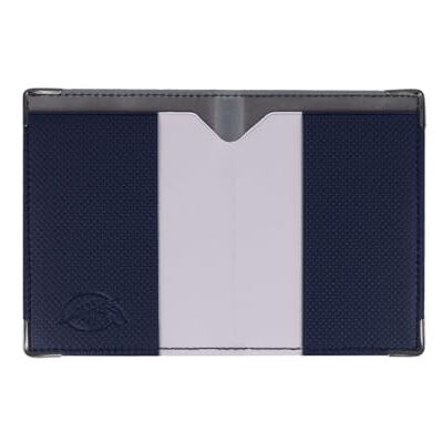 Color Pop ® Extra platte afgeschermde portemonnee (anti-RFID) gemaakt in Frankrijk van pvc bankgegevensbescherming 10,4 x 7,4 cm, Navy Blauw, Klassiek Color Pop ® Extra platte afgeschermde portemonnee (anti-RFID) gemaakt in Frankrijk van pvc bankgegevensbescherming 10,4 x 7,4 cm, Navy Blauw, Klassiek