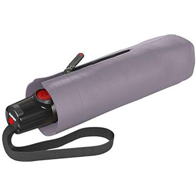Knirps T.010 Handmatige effen zakparaplu zeer licht klein en compact stormvast winddicht, grijs. Knirps T.010 Handmatige effen zakparaplu zeer licht klein en compact stormvast winddicht, grijs.