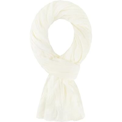 ALLEE DU FOULARD Sjaal, 100% katoen, afmetingen 200 x 110 cm, uniseks, meer dan 50 effen kleuren, Ivoor 110 x 200 cm ALLEE DU FOULARD Sjaal, 100% katoen, afmetingen 200 x 110 cm, uniseks, meer dan 50 effen kleuren, Ivoor 110 x 200 cm