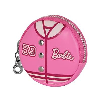 KARACTERMANIA Barbie Varsity Cookie portemonnee, roze, 8,7 x 8,7 cm, roze, één maat, Cookie Varsity portemonnee, Roze, Cookie Varsity portemonnee KARACTERMANIA Barbie Varsity Cookie portemonnee, roze, 8,7 x 8,7 cm, roze, één maat, Cookie Varsity portemonnee, Roze, Cookie Varsity portemonnee