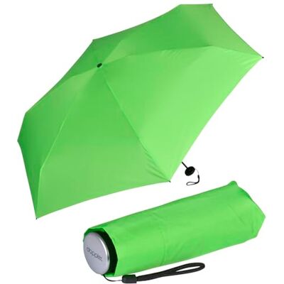 Doppler Super mini zakparaplu van ultralichte en kleine vezels, groen, 92 cm Doppler Super mini zakparaplu van ultralichte en kleine vezels, groen, 92 cm