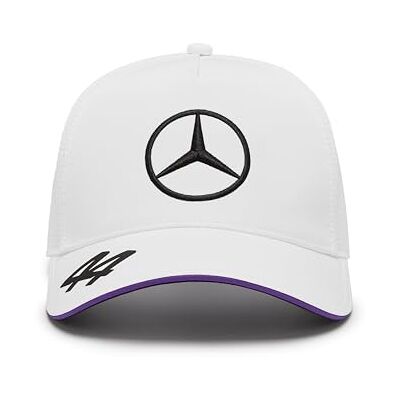 Mercedes AMG Petronas F1 2024 Lewis Hamilton truckerhoed, één maat, wit, één maat Eén maat Mercedes AMG Petronas F1 2024 Lewis Hamilton truckerhoed, één maat, wit, één maat Eén maat
