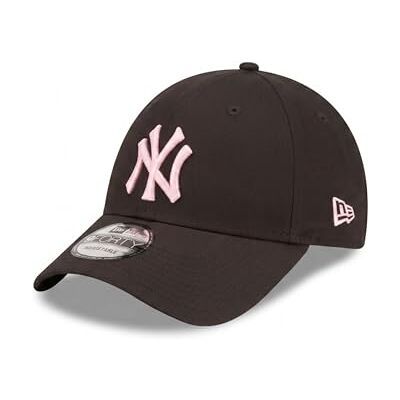 New Era League Essential Trucker Losdod Cap voor heren, Yankees-black-roze., One Size One Size New Era League Essential Trucker Losdod Cap voor heren, Yankees-black-roze., One Size One Size
