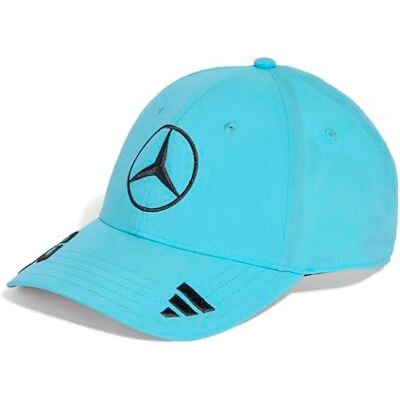 Adidas Uniseks MERCEDES AMG PETRONAS FORMULA ONE TEAM GEORGE RUSSELL CAP, Samba Blue, S Adidas Uniseks MERCEDES AMG PETRONAS FORMULA ONE TEAM GEORGE RUSSELL CAP, Samba Blue, S