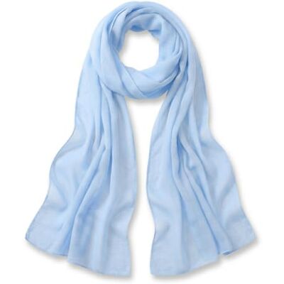 TigerTie Effen chiffon sjaal voor dames, 160 cm x 36 cm, gemaakt in Italië One Size TigerTie Effen chiffon sjaal voor dames, 160 cm x 36 cm, gemaakt in Italië One Size