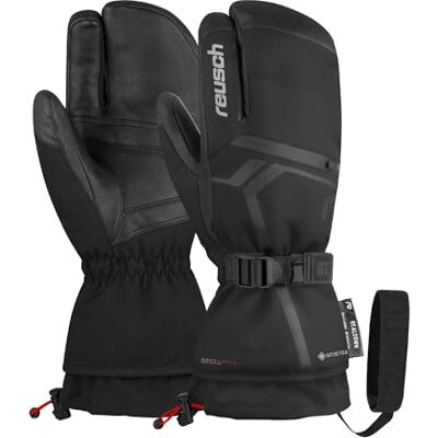 Reusch Down Spirit Gore-Tex Lobster winterhandschoenen, extra warm, waterdicht, winddicht en ademend, uniseks, met 3 vingers, winterhandschoenen, sneeuwhandschoenen, skihandschoenen voor heren en Reusch Down Spirit Gore-Tex Lobster winterhandschoenen, extra warm, waterdicht, winddicht en ademend, uniseks, met 3 vingers, winterhandschoenen, sneeuwhandschoenen, skihandschoenen voor heren en