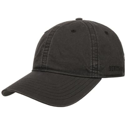 Stetson Ducor Sun Guard Pet voor dames/heren – van katoen, fitted zonwering met vizier, gesloten aan de achterkant, lente-zomer, zwart, 58 59 58-59 Stetson Ducor Sun Guard Pet voor dames/heren – van katoen, fitted zonwering met vizier, gesloten aan de achterkant, lente-zomer, zwart, 58 59 58-59