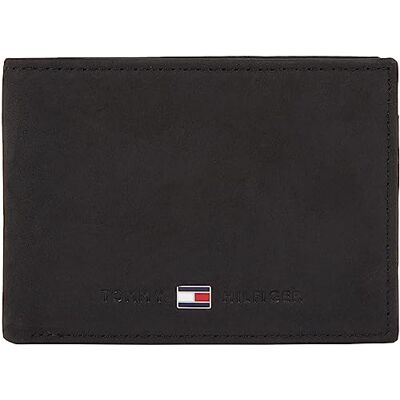 Tommy Hilfiger JOHNSON MINI CC FLAP AND COIN POCKET portemonnee, zwart (BLACK 002), 11x8x2 cm 11x8x2 cm (B x H x T) Tommy Hilfiger JOHNSON MINI CC FLAP AND COIN POCKET portemonnee, zwart (BLACK 002), 11x8x2 cm 11x8x2 cm (B x H x T)