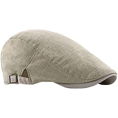 FBBULES Klassieke baretten voor heren, platte pet, baret, licht, ademend, pet, baret, heren, zomer, Gatsby, Ivy Ierse hoed, Newsboy-pet met verstelbare gesp FBBULES Klassieke baretten voor heren, platte pet, baret, licht, ademend, pet, baret, heren, zomer, Gatsby, Ivy Ierse hoed, Newsboy-pet met verstelbare gesp