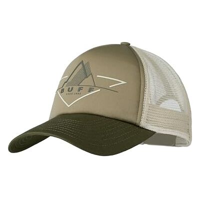 Buff® Trucker Cap Kaki Uniseks Volwassenen Maat L/XL, Groen, L L Buff® Trucker Cap Kaki Uniseks Volwassenen Maat L/XL, Groen, L L