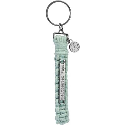 GRUSS & CO 48640 Sleutelhanger met motief "Weltbester Papa" Macramé gesp Lengte 11,5 cm Cadeau voor Vaderdag, Man, Blauw, Lengte 11,5 cm, Weltbester Papa, Blauw, Motief "Weltbester Papa GRUSS & CO 48640 Sleutelhanger met motief "Weltbester Papa" Macramé gesp Lengte 11,5 cm Cadeau voor Vaderdag, Man, Blauw, Lengte 11,5 cm, Weltbester Papa, Blauw, Motief "Weltbester Papa