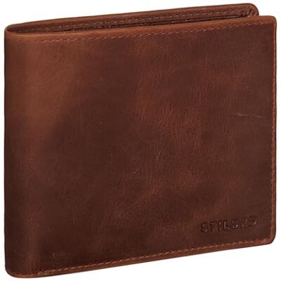 STILORD Lewis portemonnee van leer voor heren, RFID-blokkering, vintage-stijl, ideaal voor creditcards, ID-munten, Prestige Bruin, M, portemonnee STILORD Lewis portemonnee van leer voor heren, RFID-blokkering, vintage-stijl, ideaal voor creditcards, ID-munten, Prestige Bruin, M, portemonnee