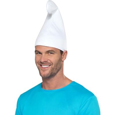 Funidelia Officiële Smurfen muts voor dames en heren, kostuumaccessoires voor volwassenen, voor feestjes, carnaval en Halloween Funidelia Officiële Smurfen muts voor dames en heren, kostuumaccessoires voor volwassenen, voor feestjes, carnaval en Halloween