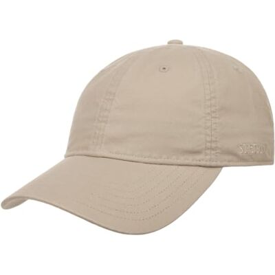 Stetson Biologisch katoen Ducor Delave Baseball Cap Dames, Beige M (56-57 cm) Stetson Biologisch katoen Ducor Delave Baseball Cap Dames, Beige M (56-57 cm)
