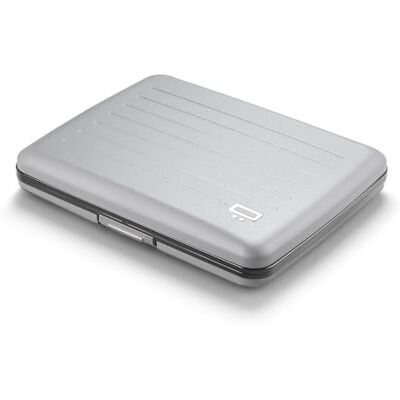 ÖGON -DESIGNS- Ögon Designs V2 Smart Case Large aluminium portemonnee RFID blokkerende kaarthouder Maximaal 10 kaarten en bankbiljetten (Stone Grey) ÖGON -DESIGNS- Ögon Designs V2 Smart Case Large aluminium portemonnee RFID blokkerende kaarthouder Maximaal 10 kaarten en bankbiljetten (Stone Grey)