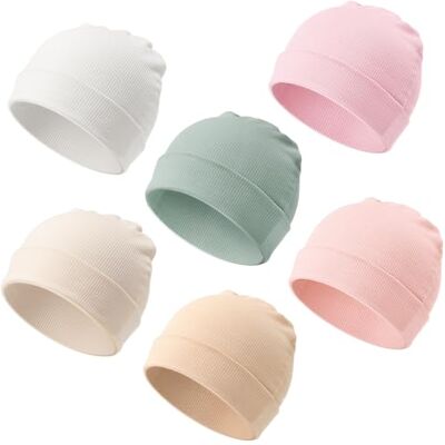 DRESHOW 6 stuks babymuts voor pasgeborenen, peuters, zacht, schattig, gebreid, voor baby's, uniseks, ziekenhuismutsen, warm, voor kinderen, jongens en meisjes, 0-24 maanden, 6 Sets: Beanie Hoeden 104 3-24 mois DRESHOW 6 stuks babymuts voor pasgeborenen, peuters, zacht, schattig, gebreid, voor baby's, uniseks, ziekenhuismutsen, warm, voor kinderen, jongens en meisjes, 0-24 maanden, 6 Sets: Beanie Hoeden 104 3-24 mois