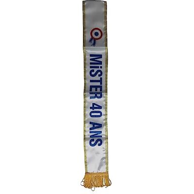 Maelsa ® Mister Sjaal 40 jaar één maat feestaccessoires, kostuum, kostuum, spellen, speelgoed (naar keuze) (Mister 40 jaar) Maelsa ® Mister Sjaal 40 jaar één maat feestaccessoires, kostuum, kostuum, spellen, speelgoed (naar keuze) (Mister 40 jaar)