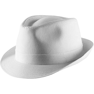 Classic Italy Trilby hoed 9 kleuren heren of dames Classic Trilby, Wit. 57 Classic Italy Trilby hoed 9 kleuren heren of dames Classic Trilby, Wit. 57