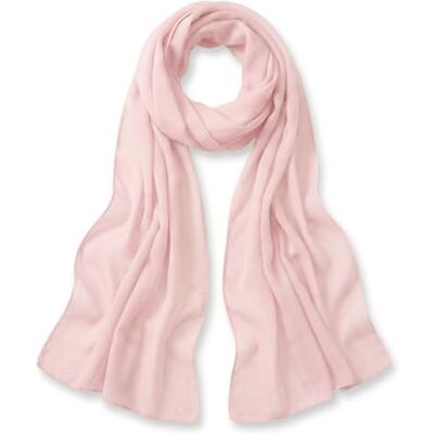 TigerTie Effen chiffon sjaal voor dames, 160 cm x 36 cm, gemaakt in Italië One Size TigerTie Effen chiffon sjaal voor dames, 160 cm x 36 cm, gemaakt in Italië One Size
