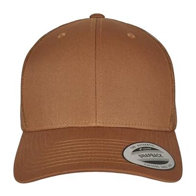 Flexfit Retro Trucker uniseks-volwassene Basketbalpetje, caramel, One Size One Size Flexfit Retro Trucker uniseks-volwassene Basketbalpetje, caramel, One Size One Size