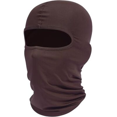 Fuinloth bivakmuts skimasker UV-bescherming motorfiets sjaal zomer nek doek mannen vrouwen, Chocolade One Size Fuinloth bivakmuts skimasker UV-bescherming motorfiets sjaal zomer nek doek mannen vrouwen, Chocolade One Size