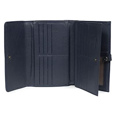 Hexagona Bolso Billfold dames, Nachtblauw., Hedendaags Hexagona Bolso Billfold dames, Nachtblauw., Hedendaags