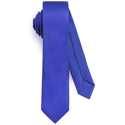 URAQT Zwarte stropdas voor heren, 5 cm, smal, verschillende kleuren beschikbaar, effen stropdas voor bruiloft, formele zaken, cadeau voor Vaderdag, 5 cm saffierblauw, normale maat Taille régulière URAQT Zwarte stropdas voor heren, 5 cm, smal, verschillende kleuren beschikbaar, effen stropdas voor bruiloft, formele zaken, cadeau voor Vaderdag, 5 cm saffierblauw, normale maat Taille régulière