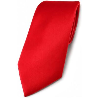 TigerTie Herenstropdas: klassieke satijnen stropdas van 8 cm in effen design, ideaal voor zakelijke afspraken, feestelijke gelegenheden en vrije tijd, Rood taille: ca. longueur 150 cm, largeur 8 cm TigerTie Herenstropdas: klassieke satijnen stropdas van 8 cm in effen design, ideaal voor zakelijke afspraken, feestelijke gelegenheden en vrije tijd, Rood taille: ca. longueur 150 cm, largeur 8 cm