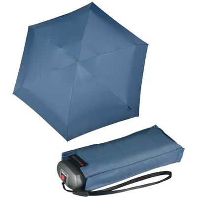 Knirps Reiszakparaplu, Horizon Blauw, Zakparaplu Super Mini Knirps Reiszakparaplu, Horizon Blauw, Zakparaplu Super Mini
