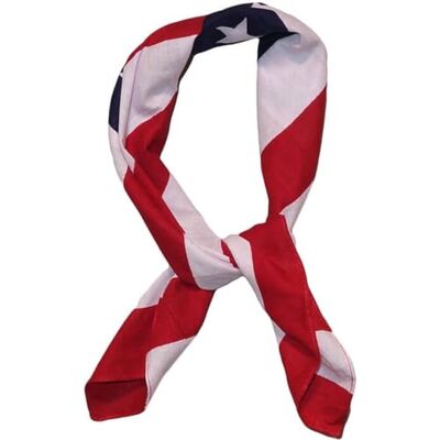 CHPN Bandana met Amerikaanse vlag Zakdoek met Amerikaanse vlag Bandana Sjaal 50/50 cm Hoofdband Verenigde Staten Amerika VS Amerika CHPN Bandana met Amerikaanse vlag Zakdoek met Amerikaanse vlag Bandana Sjaal 50/50 cm Hoofdband Verenigde Staten Amerika VS Amerika
