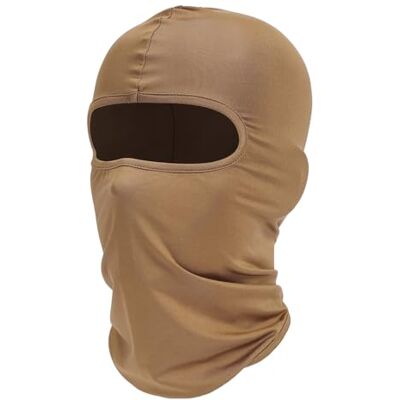 Fuinloth bivakmuts skimasker UV-bescherming motorfiets sjaal zomer nek doek mannen vrouwen, Zand One Size Fuinloth bivakmuts skimasker UV-bescherming motorfiets sjaal zomer nek doek mannen vrouwen, Zand One Size