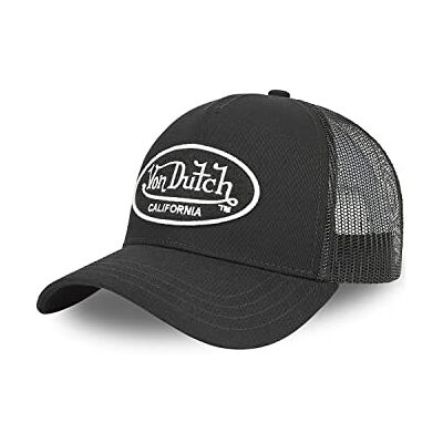 Von Dutch Pet voor dames en heren, Trucker LOFB, zwart, L05 Uniseks, volwassenen, 55,5-60 cm, verstelbare strapback, hard net, afgerond vizier, vintage Eén maat Von Dutch Pet voor dames en heren, Trucker LOFB, zwart, L05 Uniseks, volwassenen, 55,5-60 cm, verstelbare strapback, hard net, afgerond vizier, vintage Eén maat