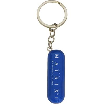 Pyramid The Matrix 3D-sleutelhanger (rood en blauw pillenpatroon) met ritssluiting of rugzak voor heren, sleutelhanger voor dames, officieel product, NC, één maat, casual, NC, informeel Pyramid The Matrix 3D-sleutelhanger (rood en blauw pillenpatroon) met ritssluiting of rugzak voor heren, sleutelhanger voor dames, officieel product, NC, één maat, casual, NC, informeel
