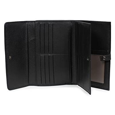 Hexagona Bolso Billfold dames, zwart., Eigentijds Hexagona Bolso Billfold dames, zwart., Eigentijds