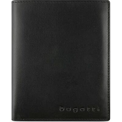 bugatti Super Slim Slanke portemonnee van echt leer met RFID-bescherming zwart bugatti Super Slim Slanke portemonnee van echt leer met RFID-bescherming zwart