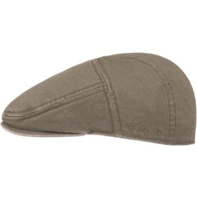 Stetson Paradise Cotton Newsie pet voor heren, Olijf 58-59 Stetson Paradise Cotton Newsie pet voor heren, Olijf 58-59