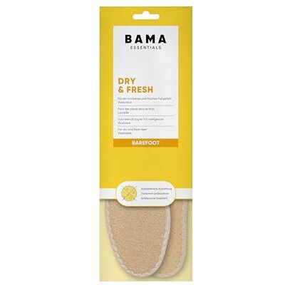 Bama dry & fresh schoenzolen hoogwaardige blotevoetenschoenen inlegzolen ademende inzetstukken voor de zomer met zilverionen 1 paar 36/37 EUR 50/51 EUR, Beige 38/39 EUR Bama dry & fresh schoenzolen hoogwaardige blotevoetenschoenen inlegzolen ademende inzetstukken voor de zomer met zilverionen 1 paar 36/37 EUR 50/51 EUR, Beige 38/39 EUR