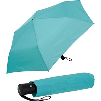 Doppler Zero Magic mini-zakparaplu met automatisch openen en sluiten, Aqua Blauw, Modern en functioneel aqua blauw Doppler Zero Magic mini-zakparaplu met automatisch openen en sluiten, Aqua Blauw, Modern en functioneel aqua blauw