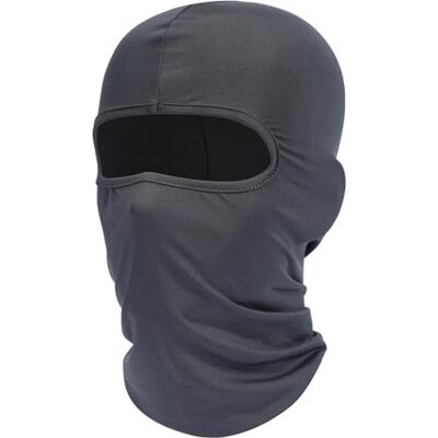 Fuinloth bivakmuts skimasker UV-bescherming motorfiets sjaal zomer nek doek mannen vrouwen, Donkergrijs One Size Fuinloth bivakmuts skimasker UV-bescherming motorfiets sjaal zomer nek doek mannen vrouwen, Donkergrijs One Size