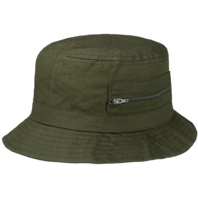 Lipodo Vissershoed heren dames katoenen vissershoed vissershoed vissershoed met aangenaaide zak (ritssluiting zomerhoed als zonwering kleuren blauw, olijf, wit, Olijf 55 cm Lipodo Vissershoed heren dames katoenen vissershoed vissershoed vissershoed met aangenaaide zak (ritssluiting zomerhoed als zonwering kleuren blauw, olijf, wit, Olijf 55 cm