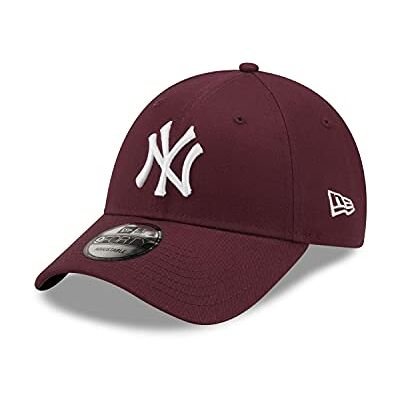 New Era 9Forty NY Yankees MLB CapEra gebogen honkbalpet, robijn, eenheidsmaat New Era 9Forty NY Yankees MLB CapEra gebogen honkbalpet, robijn, eenheidsmaat